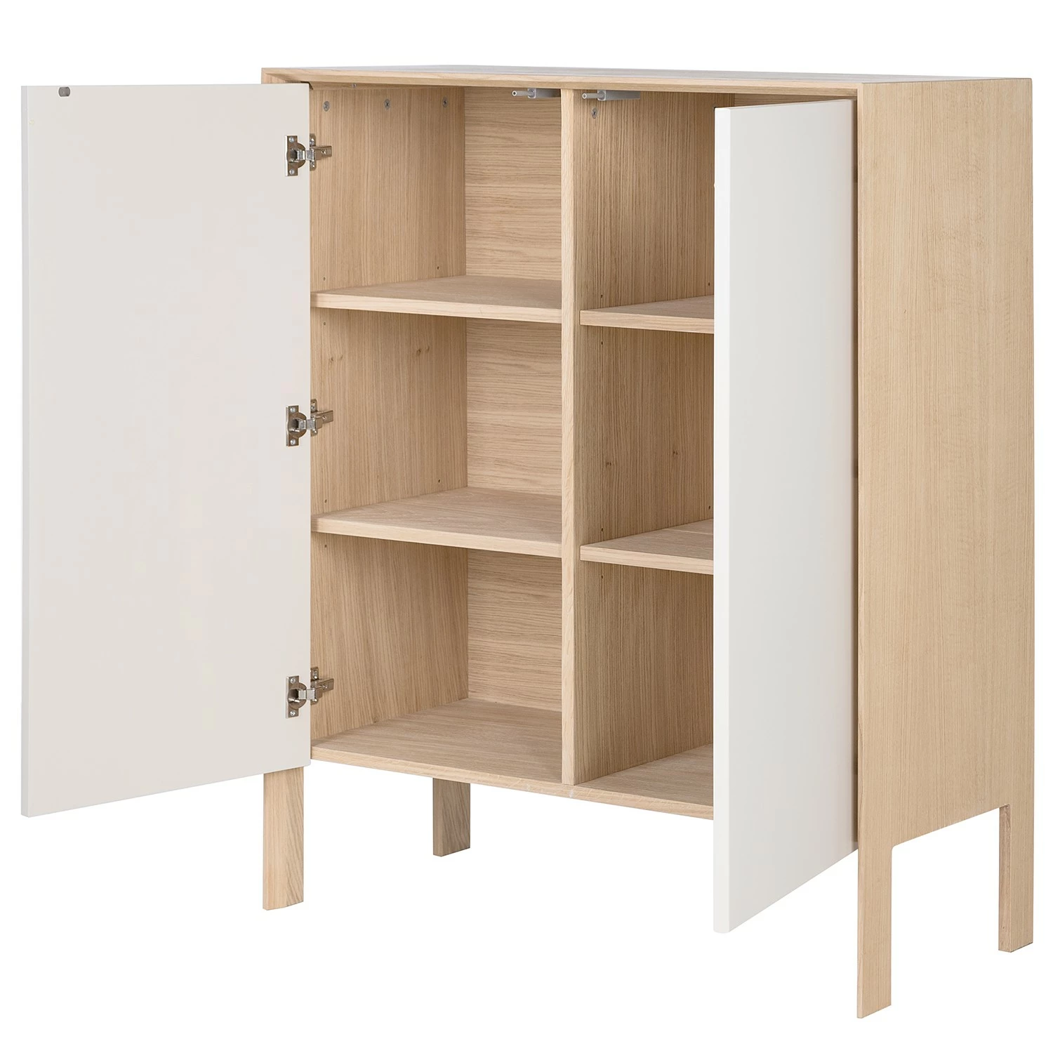 Studio Copenhagen Kommode Maayka - Eiche teilmassiv - Mushroom Creme / Eiche Hell – Bild 6