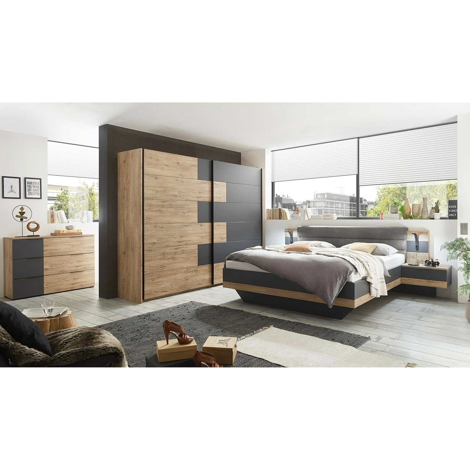 Loftscape Schwebetürenschrank Budapest – Bild 3