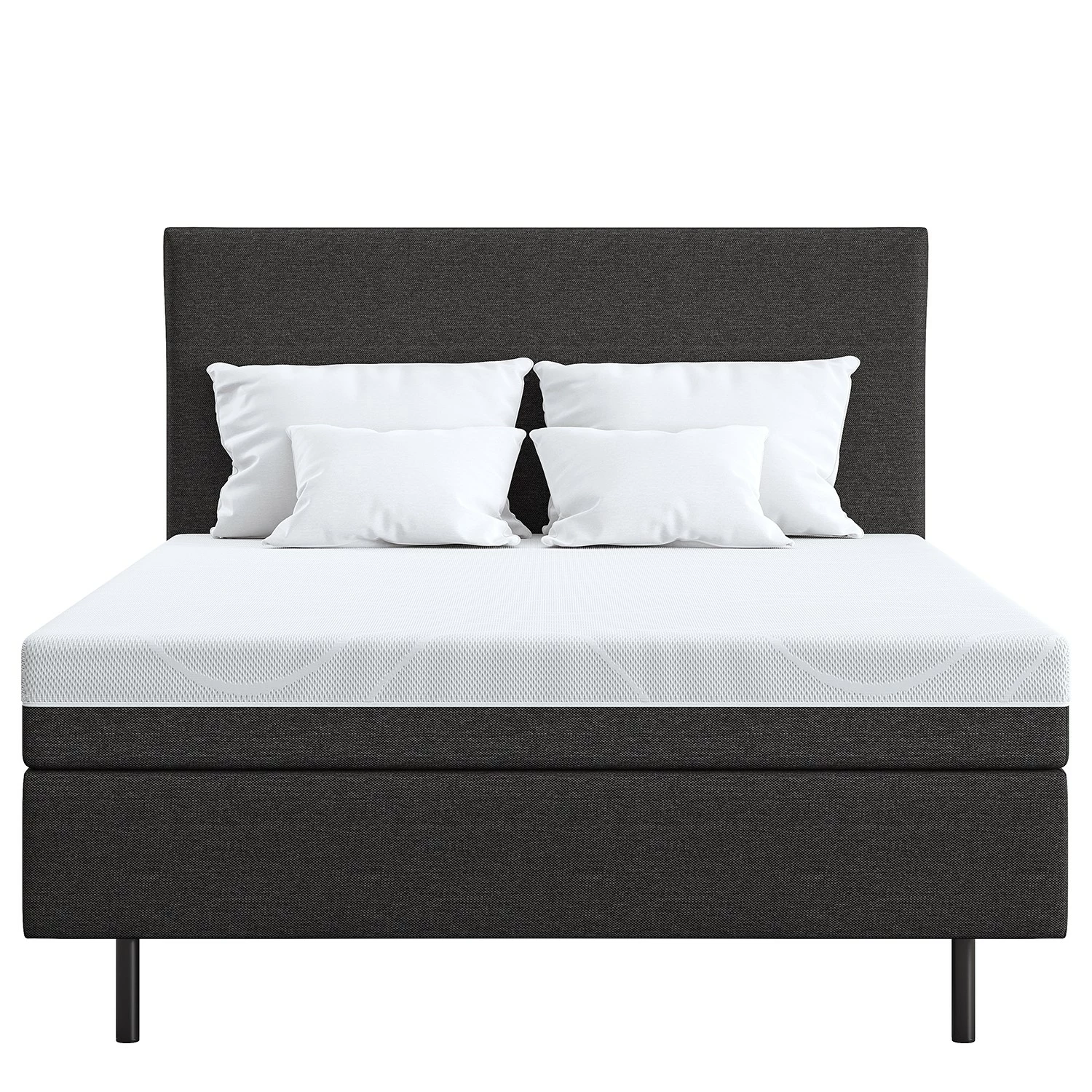 Schlaraffia Boxspringbett myNap - Graphit - 140 x 200cm – Bild 3