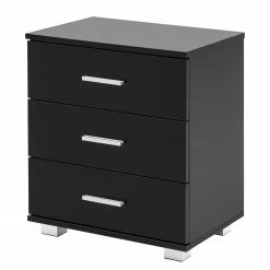 Loftscape Nachtkommode Elsa - Hochglanz Schwarz