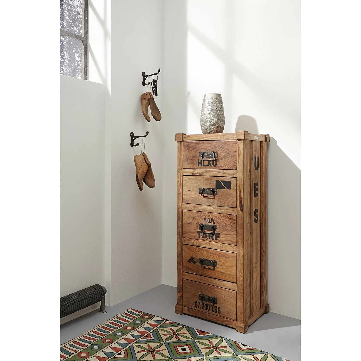 Wolf-Möbel Kommode Container III - Sheesham – Bild 3