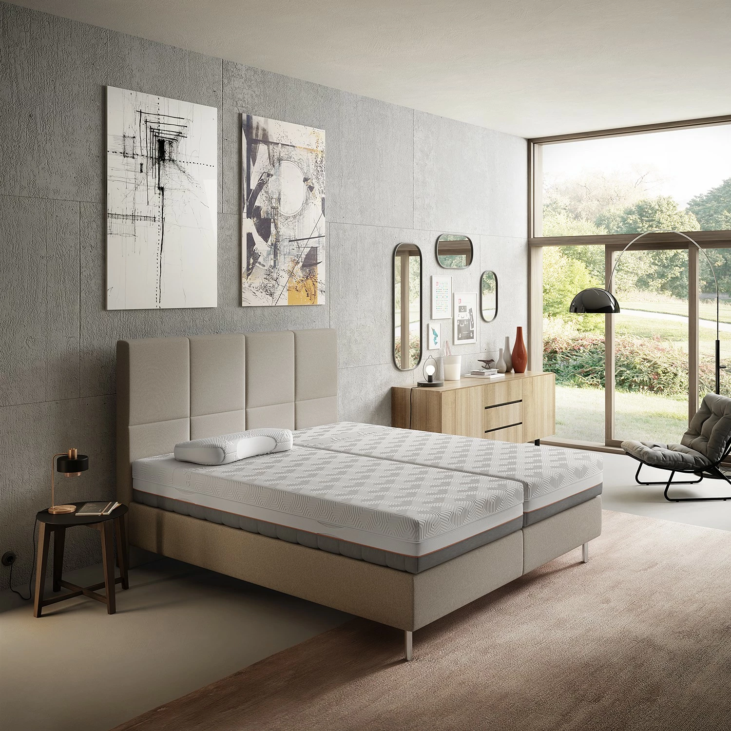 Schlaraffia TFK-Matratze Geltex Quantum Touch 240 - 120 x 200cm - H2 – Bild 2