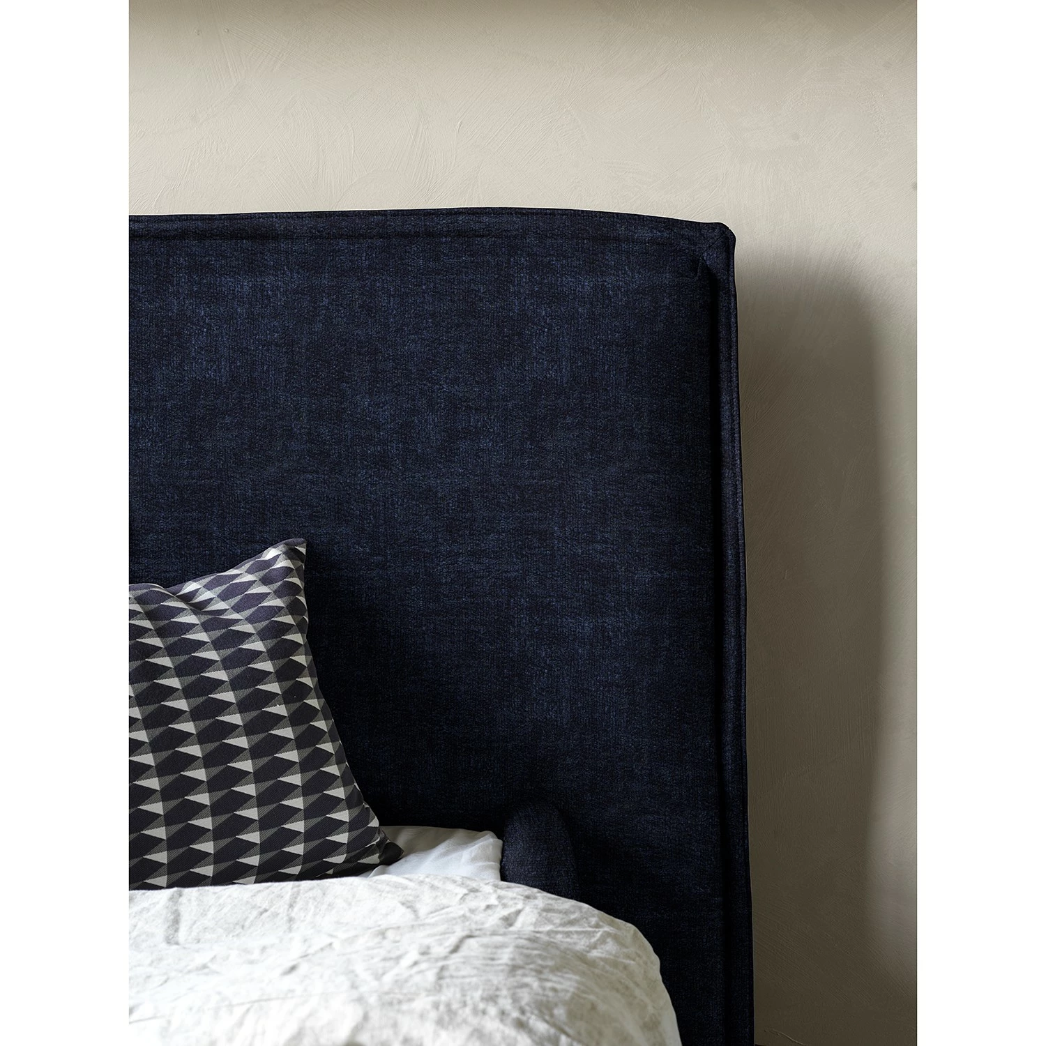 Studio Copenhagen Polsterbett Homely - Microfaser Alana: Dunkelblau - 180 x 200cm – Bild 5