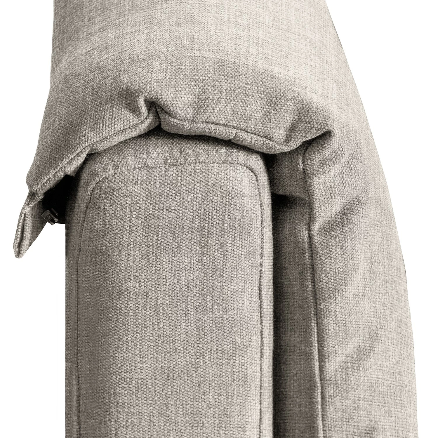 Studio Copenhagen Polsterbett Nathan - Flachgewebe Meave: Grau - 140 x 200cm – Bild 5