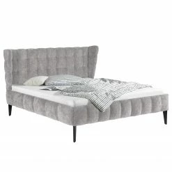 Studio Copenhagen Polsterbett Capri Dream - Flachgewebe Nona: Hellgrau - 180 x 200cm