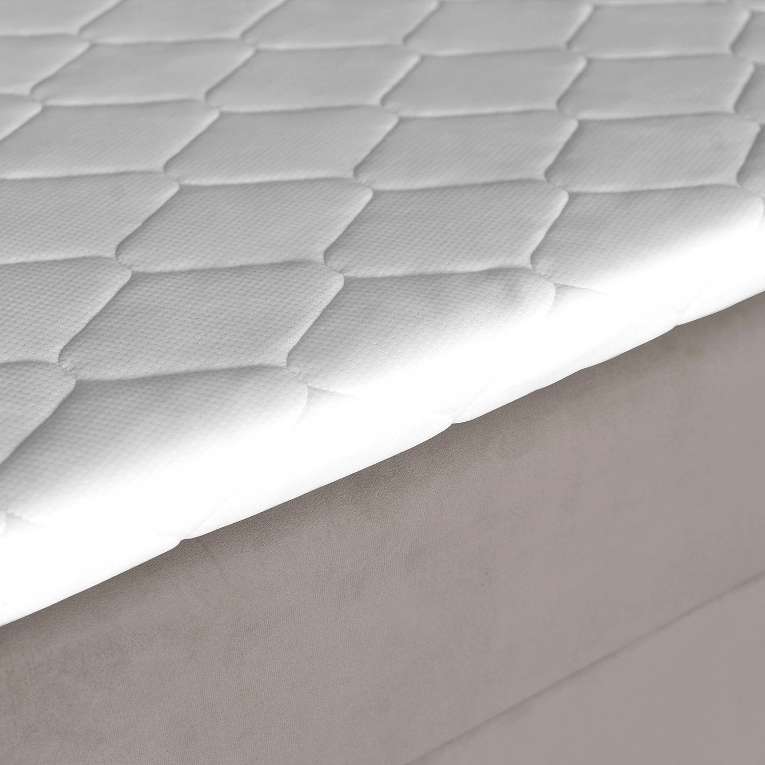 Loftscape Boxspringbett Miriam - Beige - 200 x 200cm – Bild 10