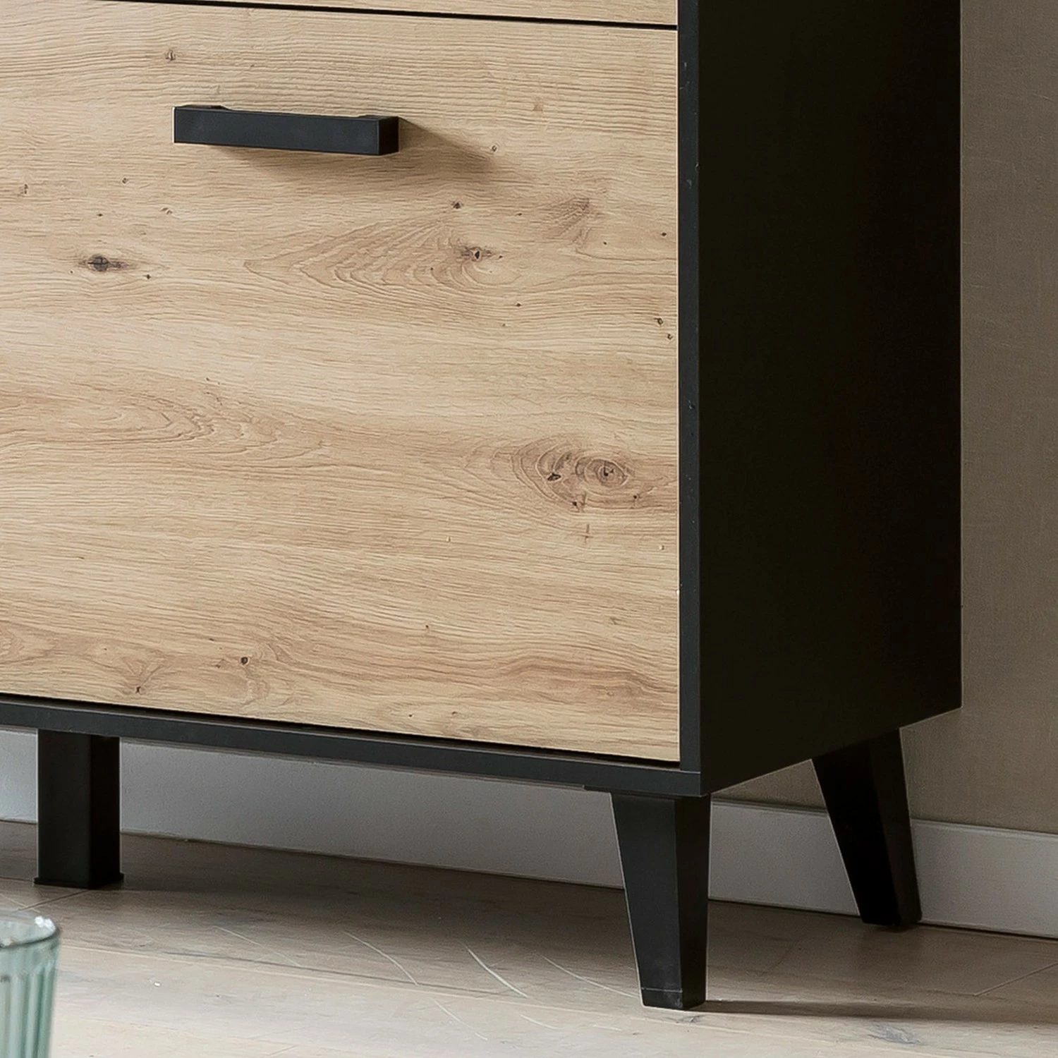 Norrwood Kommode Argenteuil I - Eiche Artisan Dekor / Schwarz – Bild 8