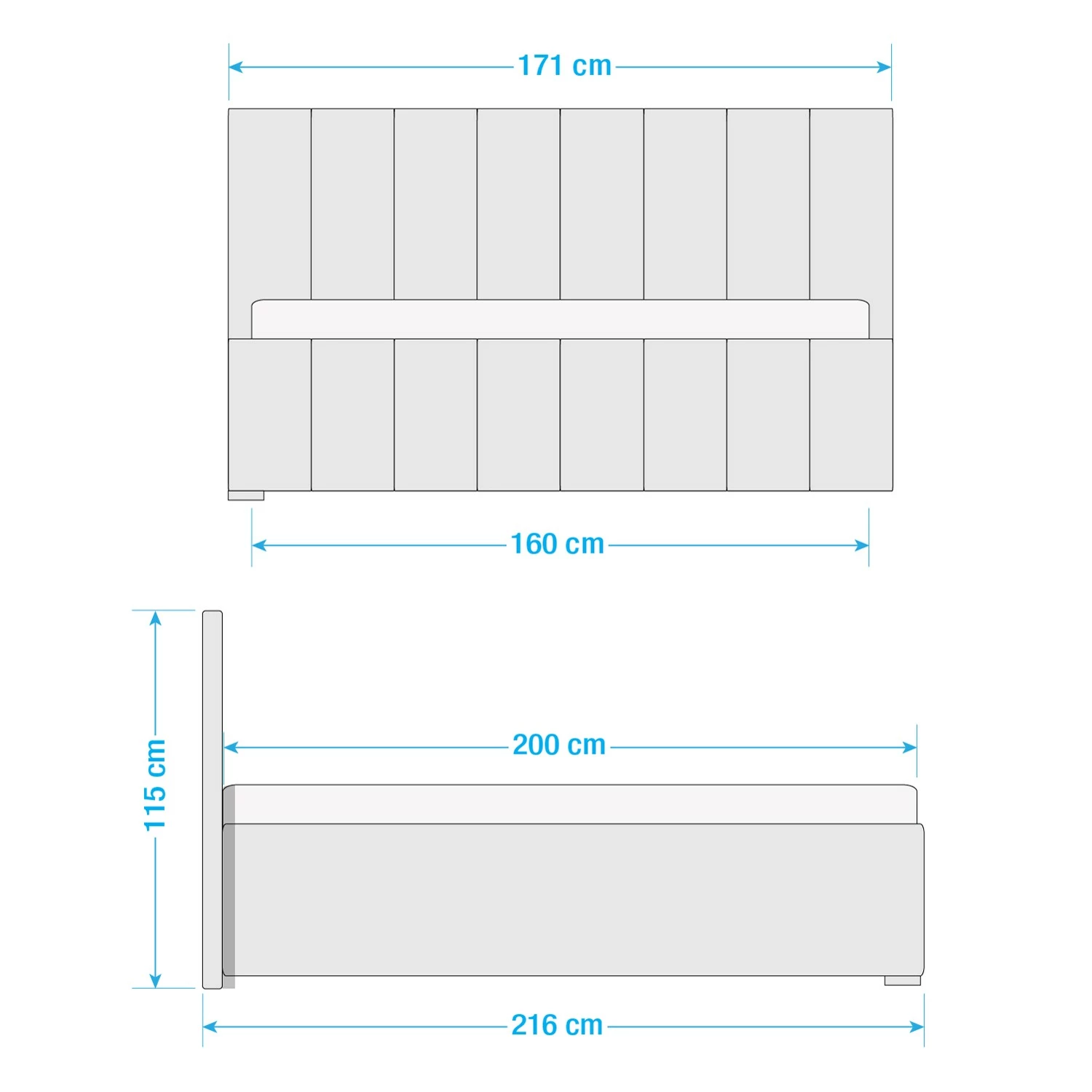 Loftscape Polsterbett Blackboard – Bild 6