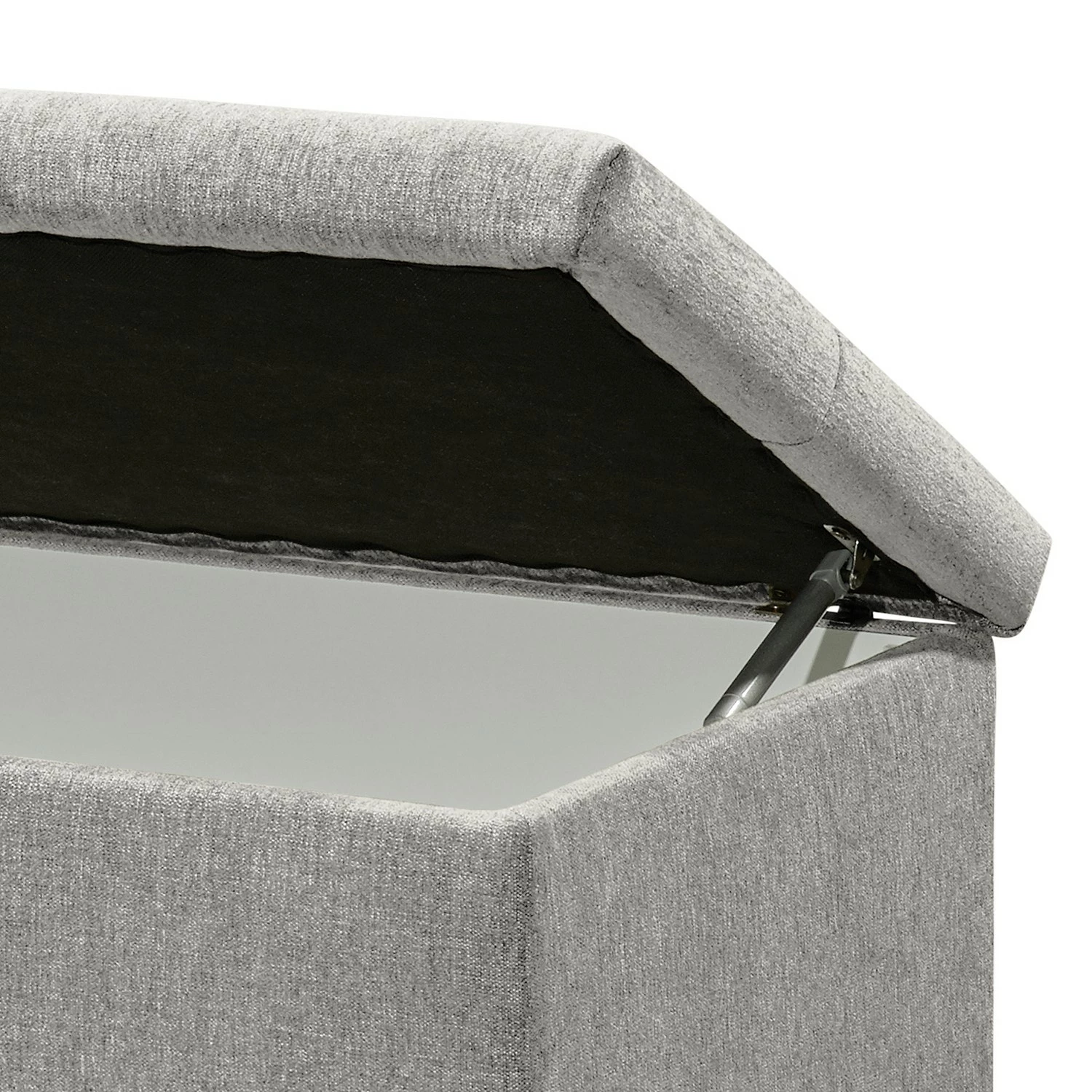 Loftscape Truhe Esperanto - Microvelours Thala: Silber – Bild 6