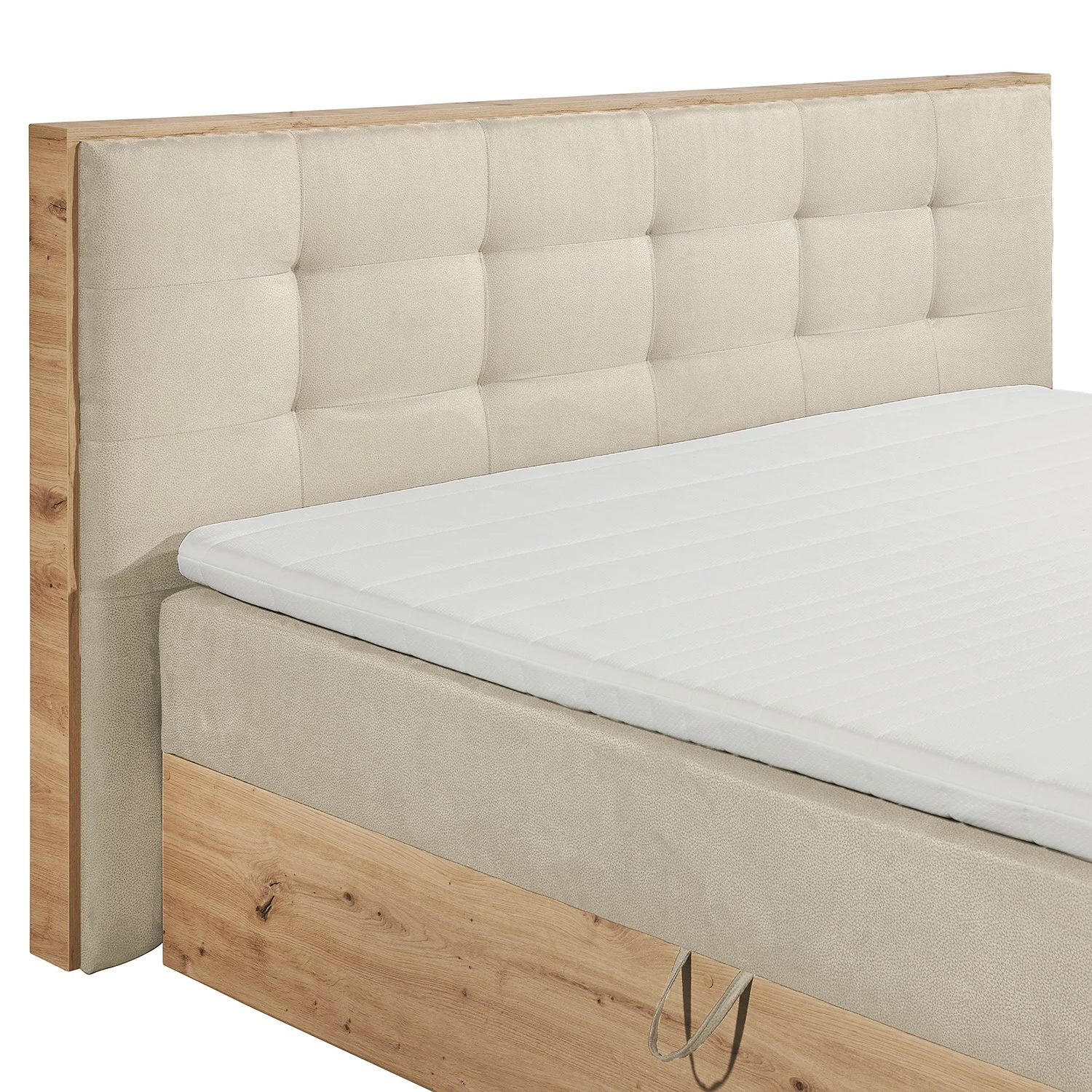 Loftscape Polsterbett Skaland - Microfaser Zari: Creme – Bild 6