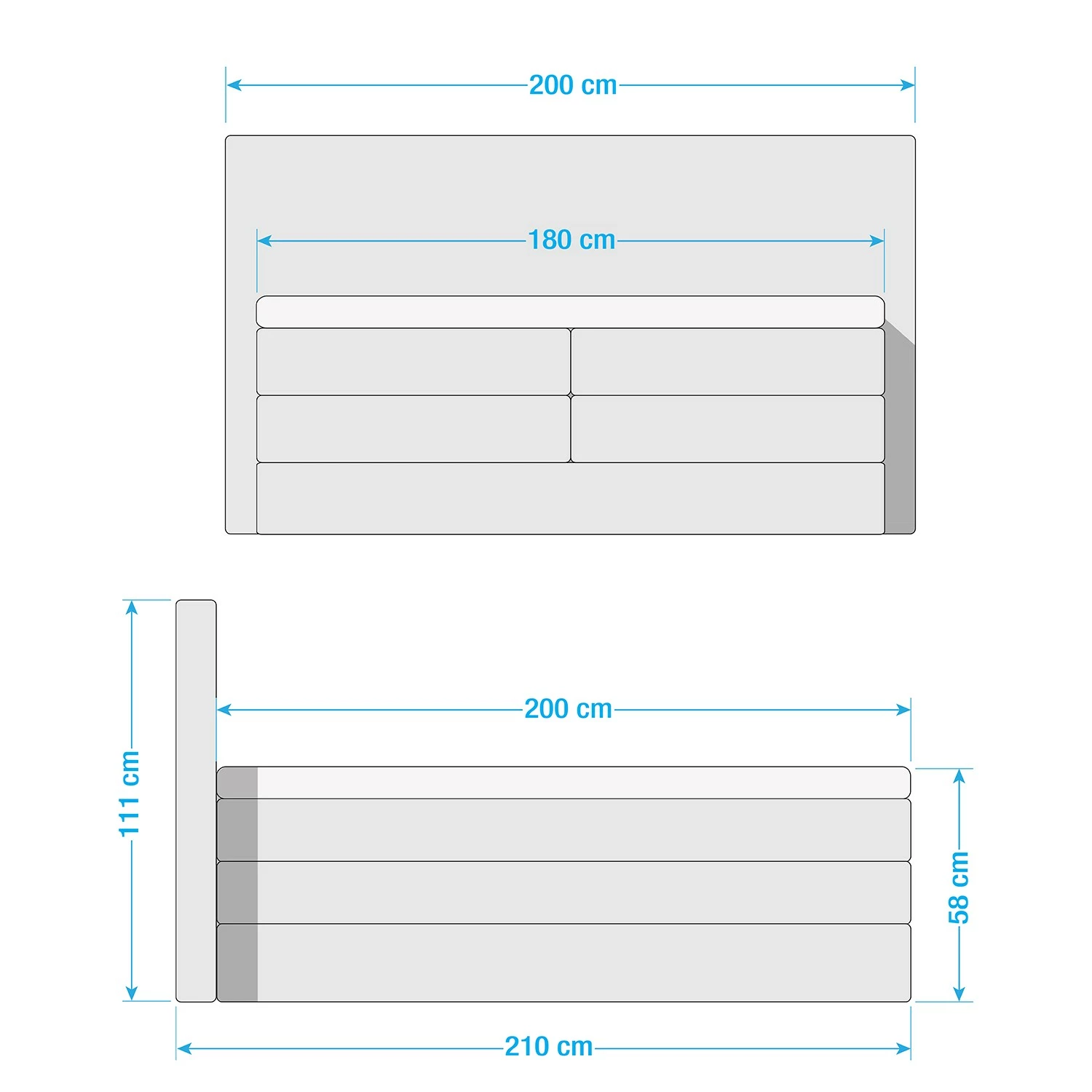 Loftscape Boxspringbett Charnoy – Bild 7