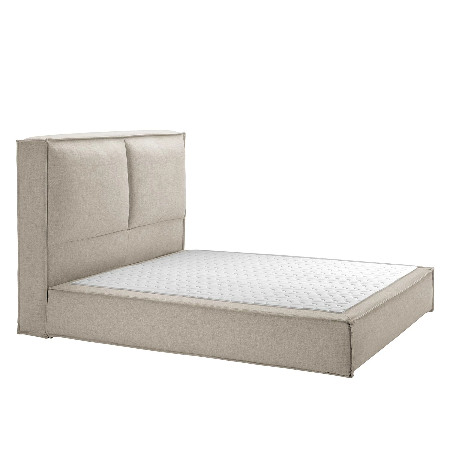 Boxspringbett Kinx - Stoff KINX: Beige - 180 x 200cm - H3 - 130 cm – Bild 15
