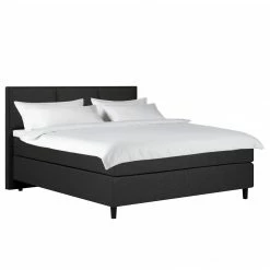 Loftscape Boxspringbett Paule - Schwarz - 160 x 210cm