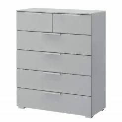 Kommode SKØP x4+2 - Seidengrau - Aluminium