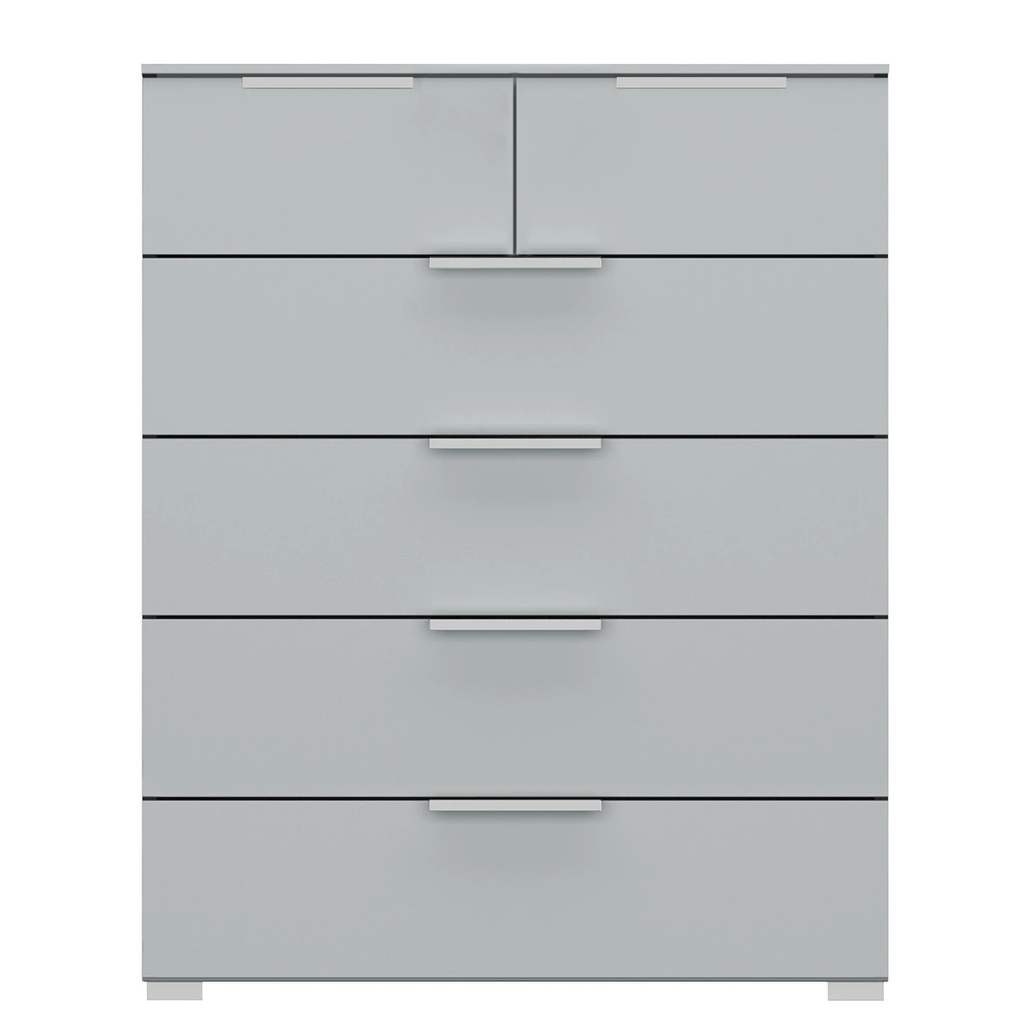 Kommode SKØP x4+2 - Seidengrau - Aluminium – Bild 2