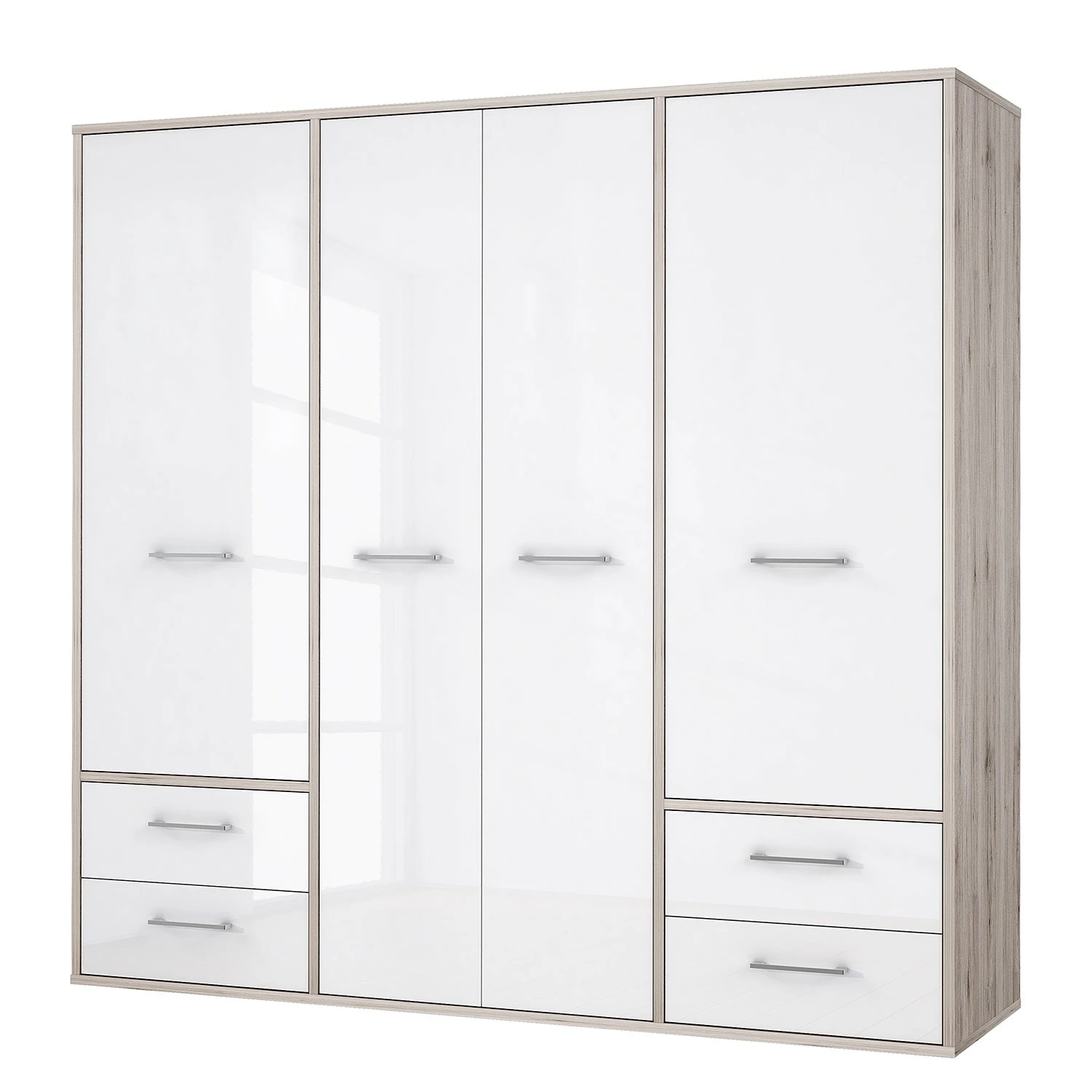 Loftscape Drehtürenschrank Louis - Breite: 209 cm