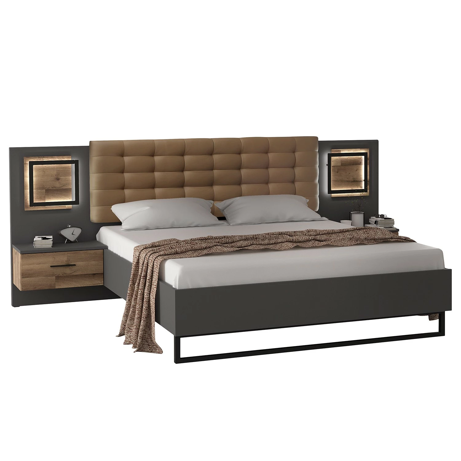 Loftscape Bettanlage Moritz (3-teilig) - 180 x 200cm