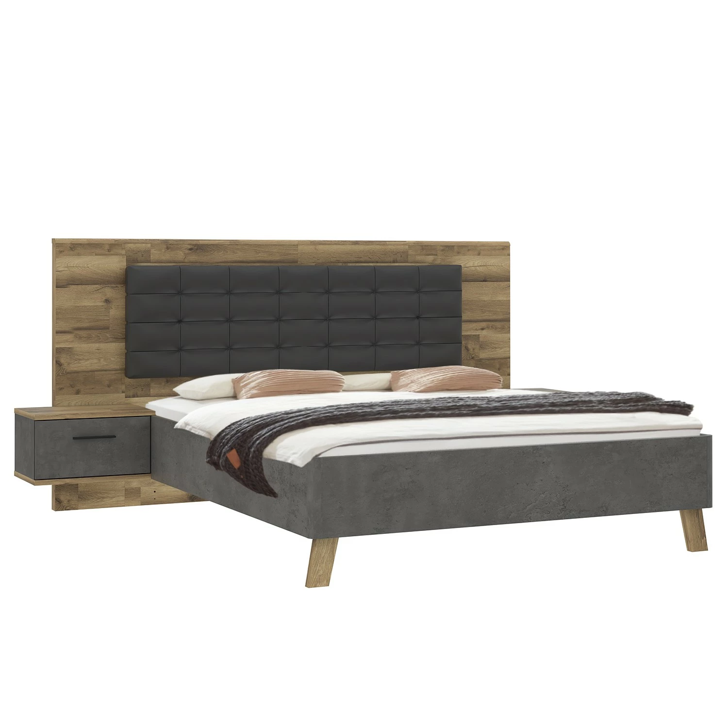 Loftscape Bettanlage Rye I (3-teilig) - 160 x 200cm