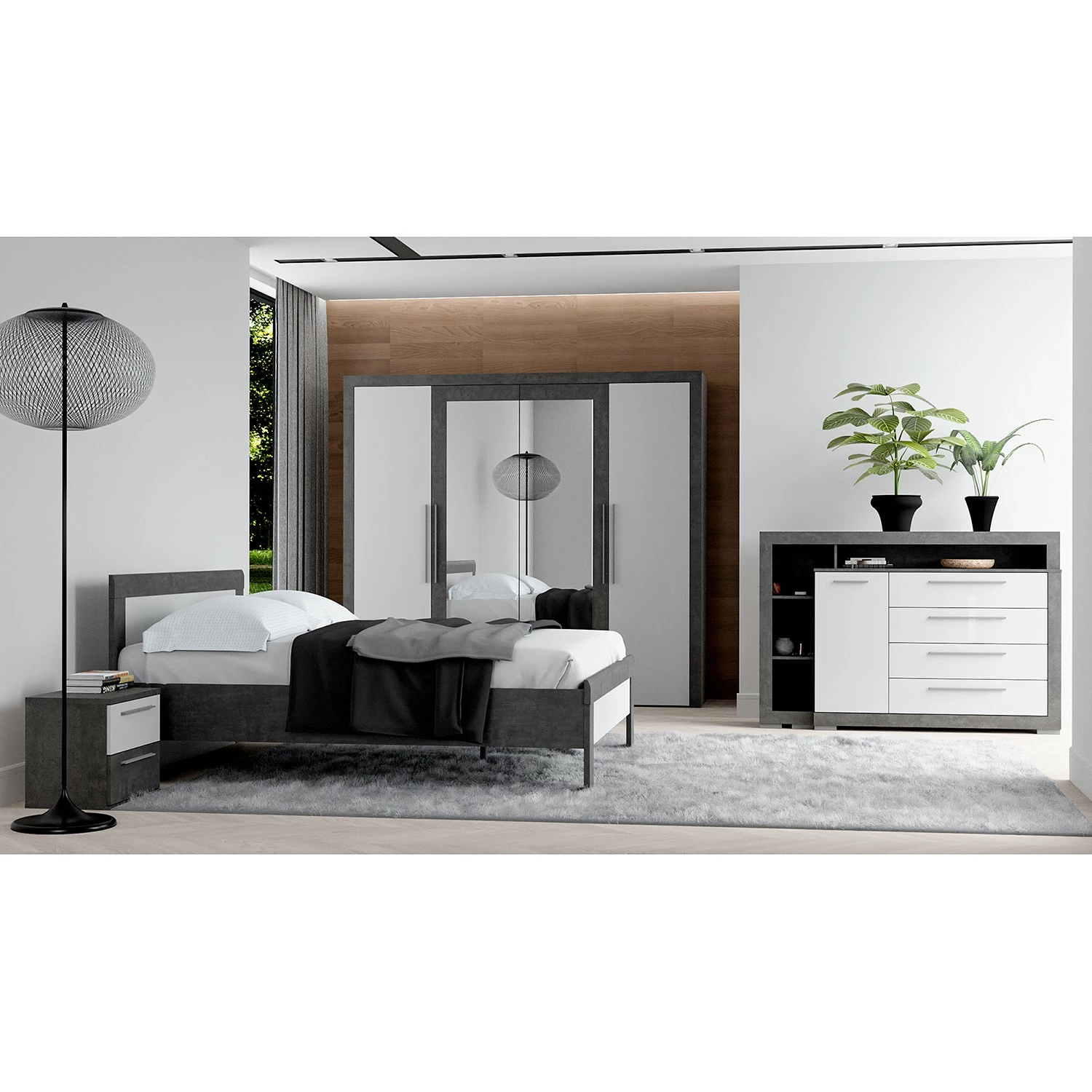 Loftscape Bettgestell Grünwald III – Bild 2