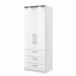 Loftscape Drehtürenschrank Optima I - Weiß