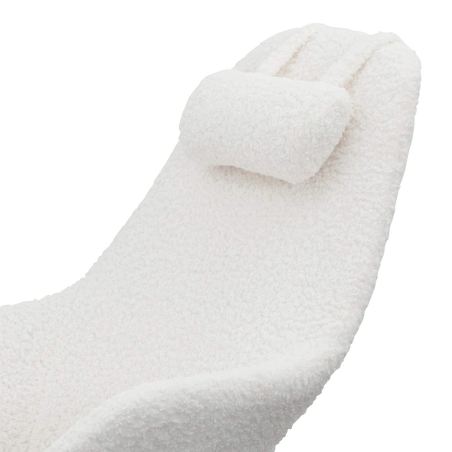 Naturoo Schaukelstuhl Newman - Teddyfell - Weiß – Bild 7