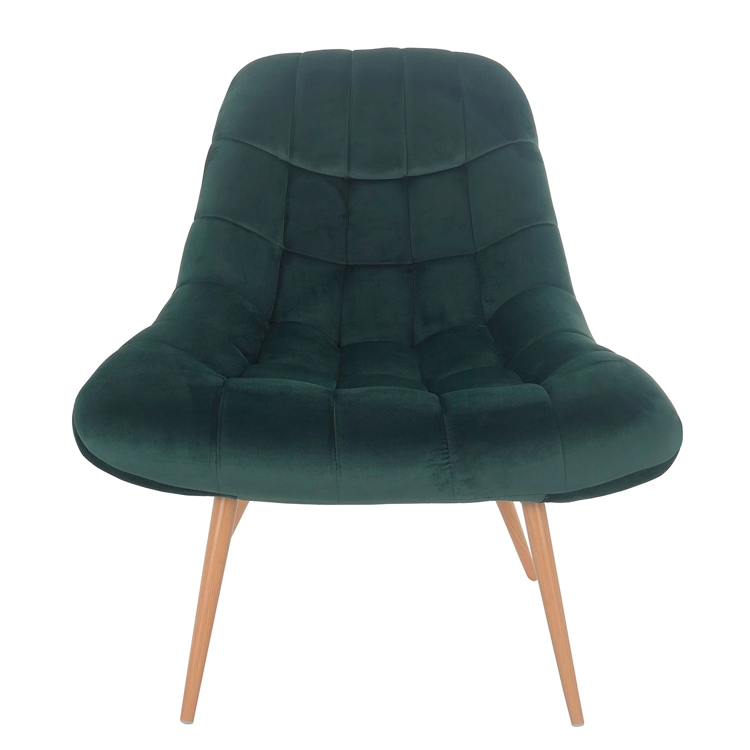 Norrwood XXL Sessel Obelix - Samt - Antikgrün - Braun – Bild 3