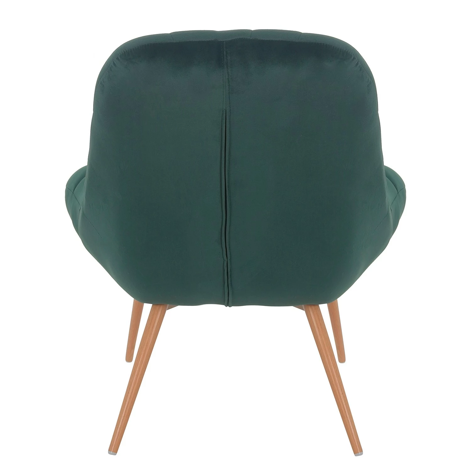 Norrwood XXL Sessel Obelix - Samt - Antikgrün - Braun – Bild 5