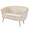 Norrwood Sofa Ralemo (2,5-Sitzer) - Samt - Creme