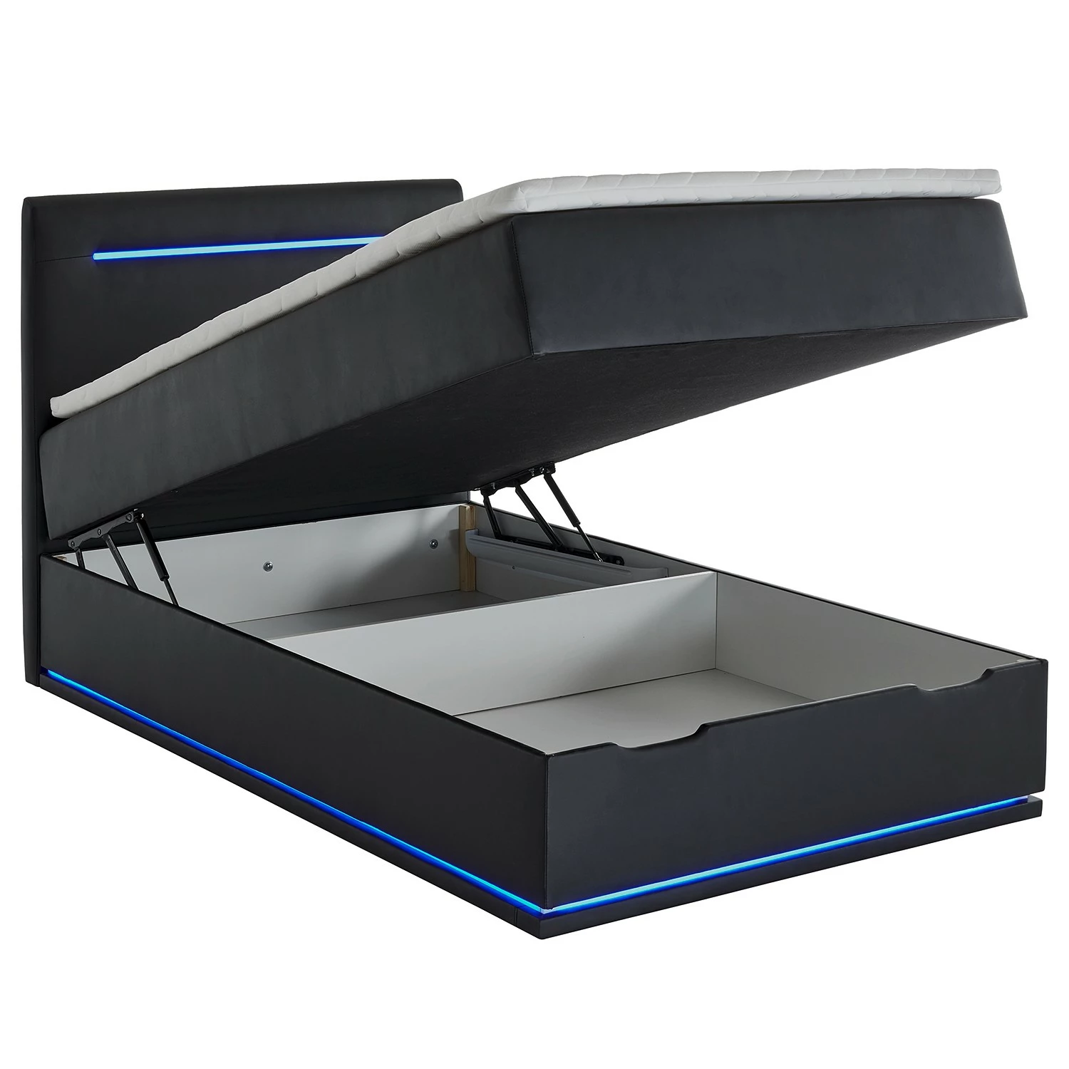 Meise.möbel Boxspringbett Sunshine - Schwarz - 120 x 200cm – Bild 7