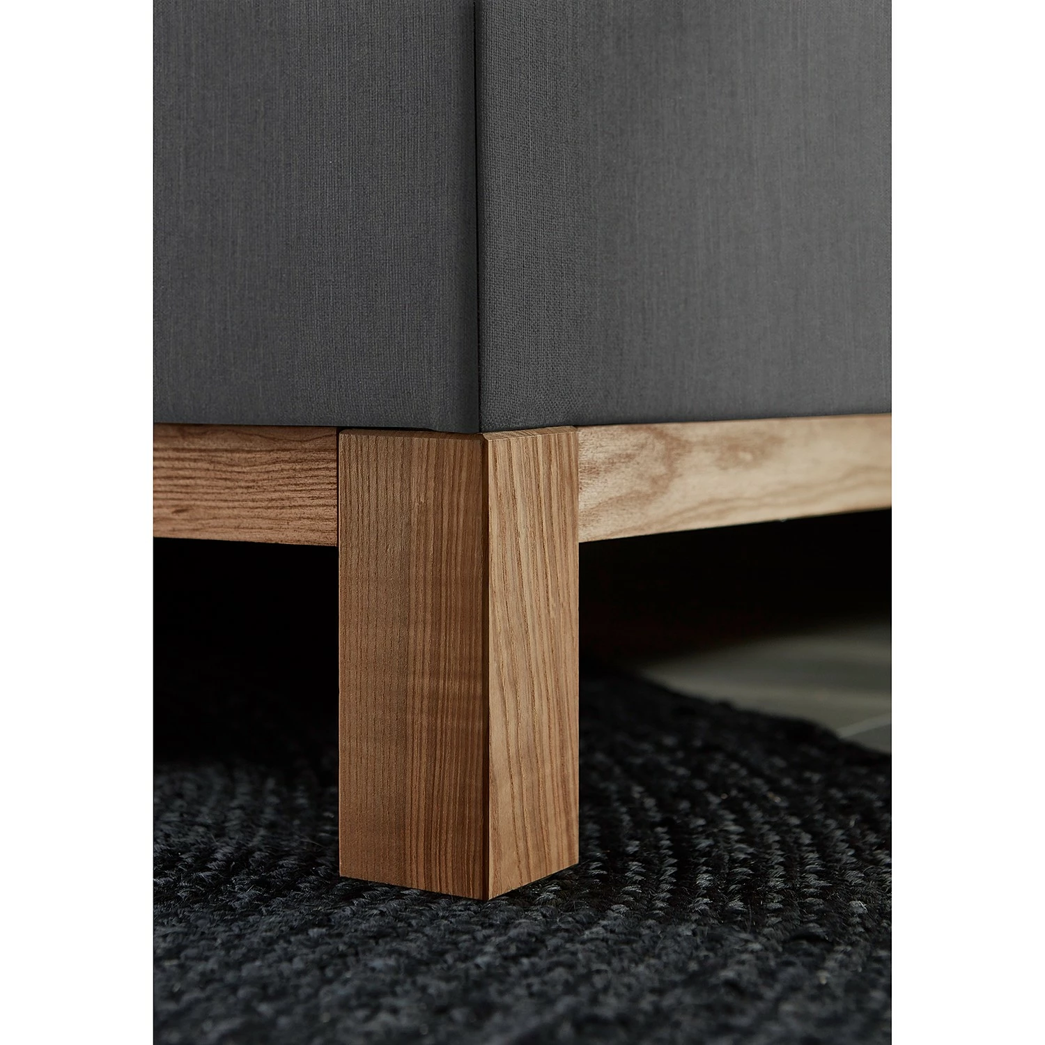 Meise.möbel Boxspringbett Catania - Webstoff Meara: Anthrazit - 120 x 200cm – Bild 6