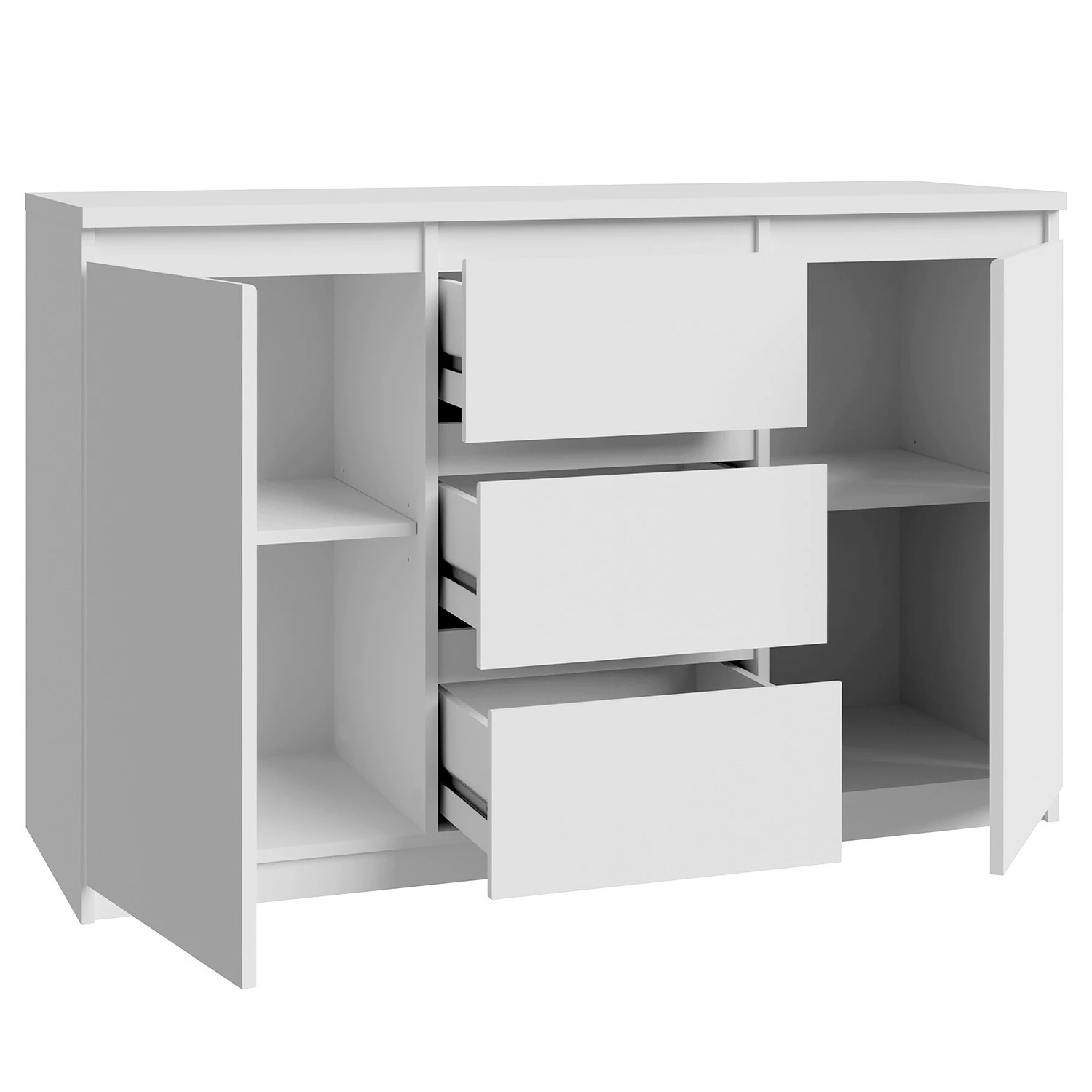 Loftscape Kommode Optima V - Matt Weiß – Bild 2