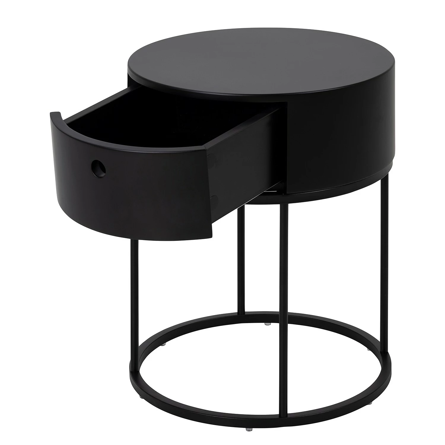 Red Living Nachtkommode New Hampshire - Schwarz – Bild 4