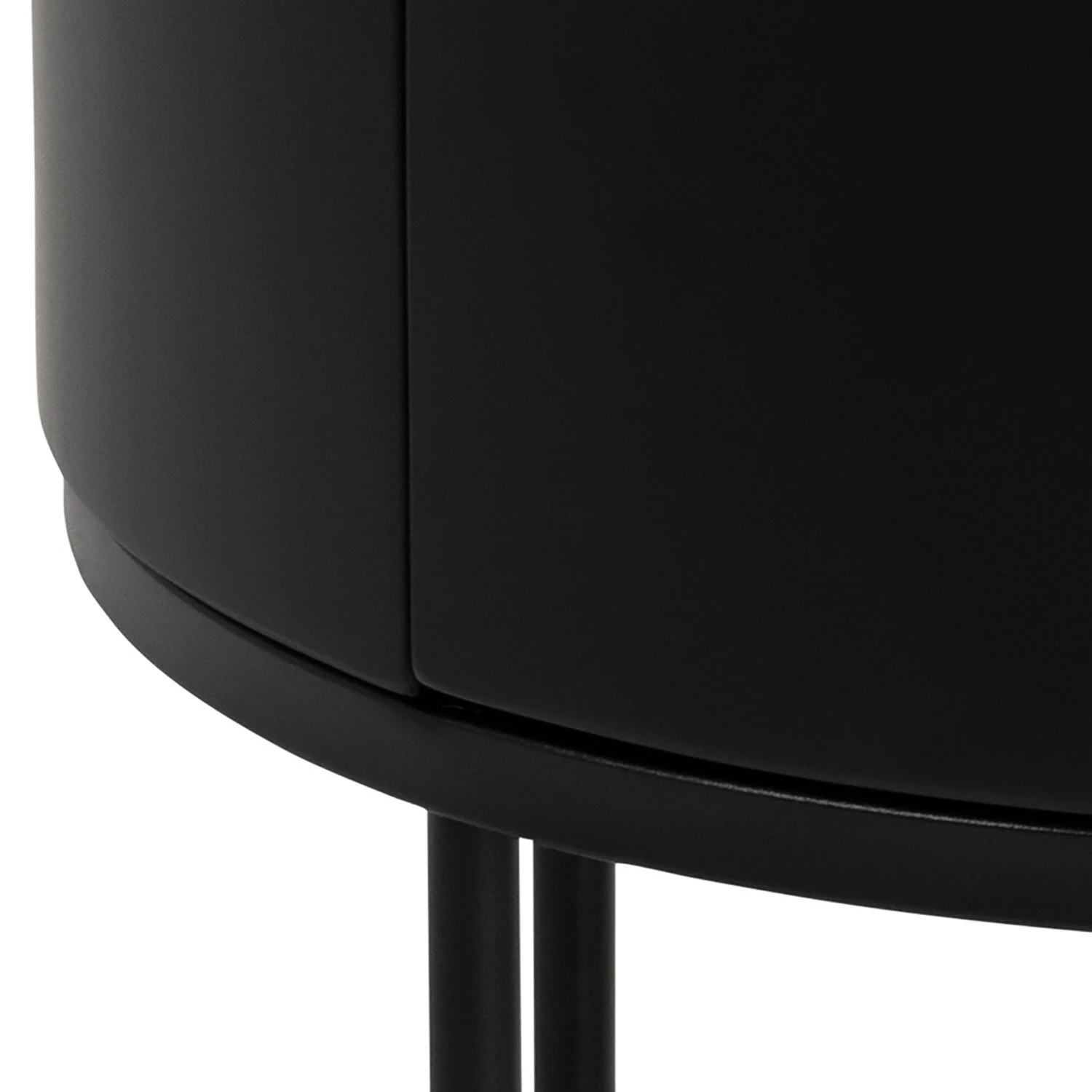 Red Living Nachtkommode New Hampshire - Schwarz – Bild 5