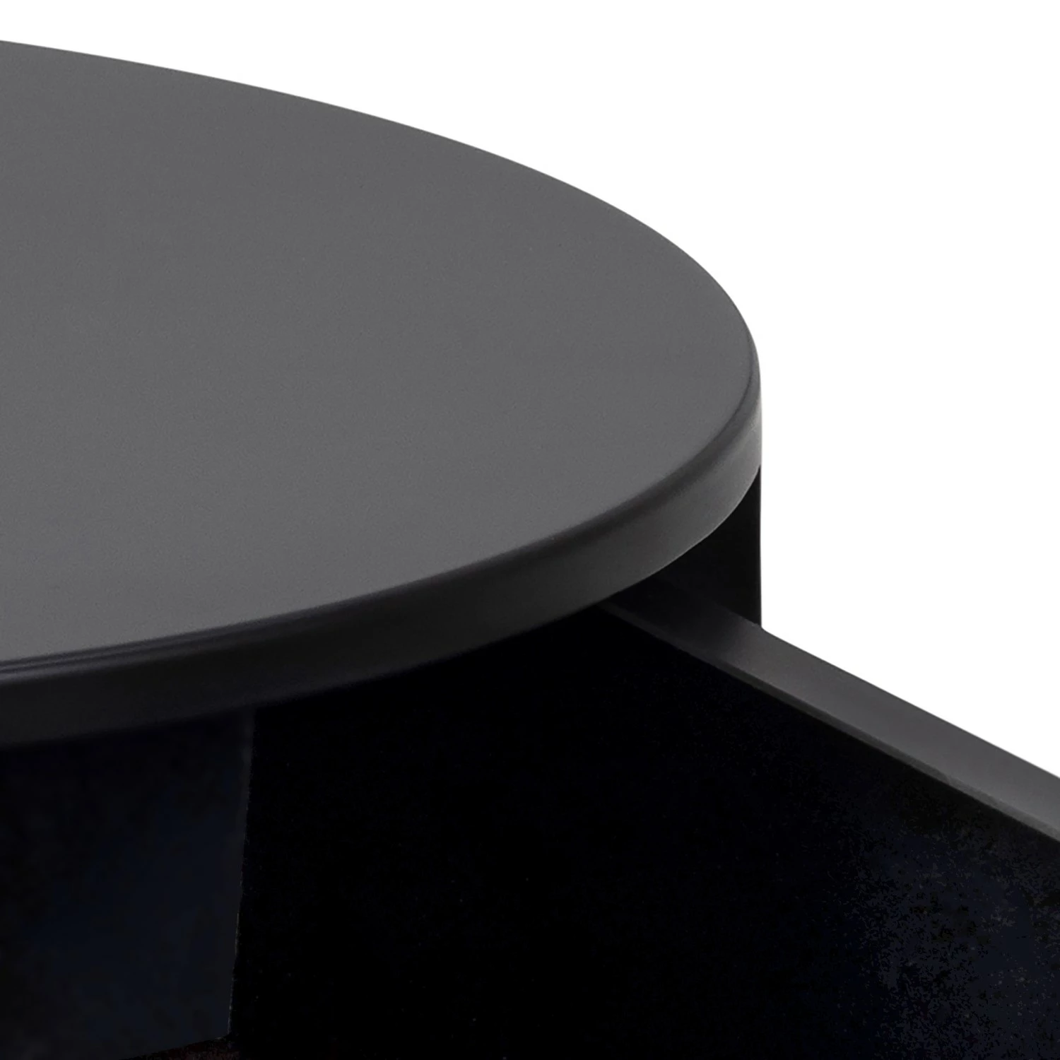 Red Living Nachtkommode New Hampshire - Schwarz – Bild 7