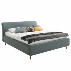 Meise.möbel Polsterbett Mila I - Grau - 180 x 200cm