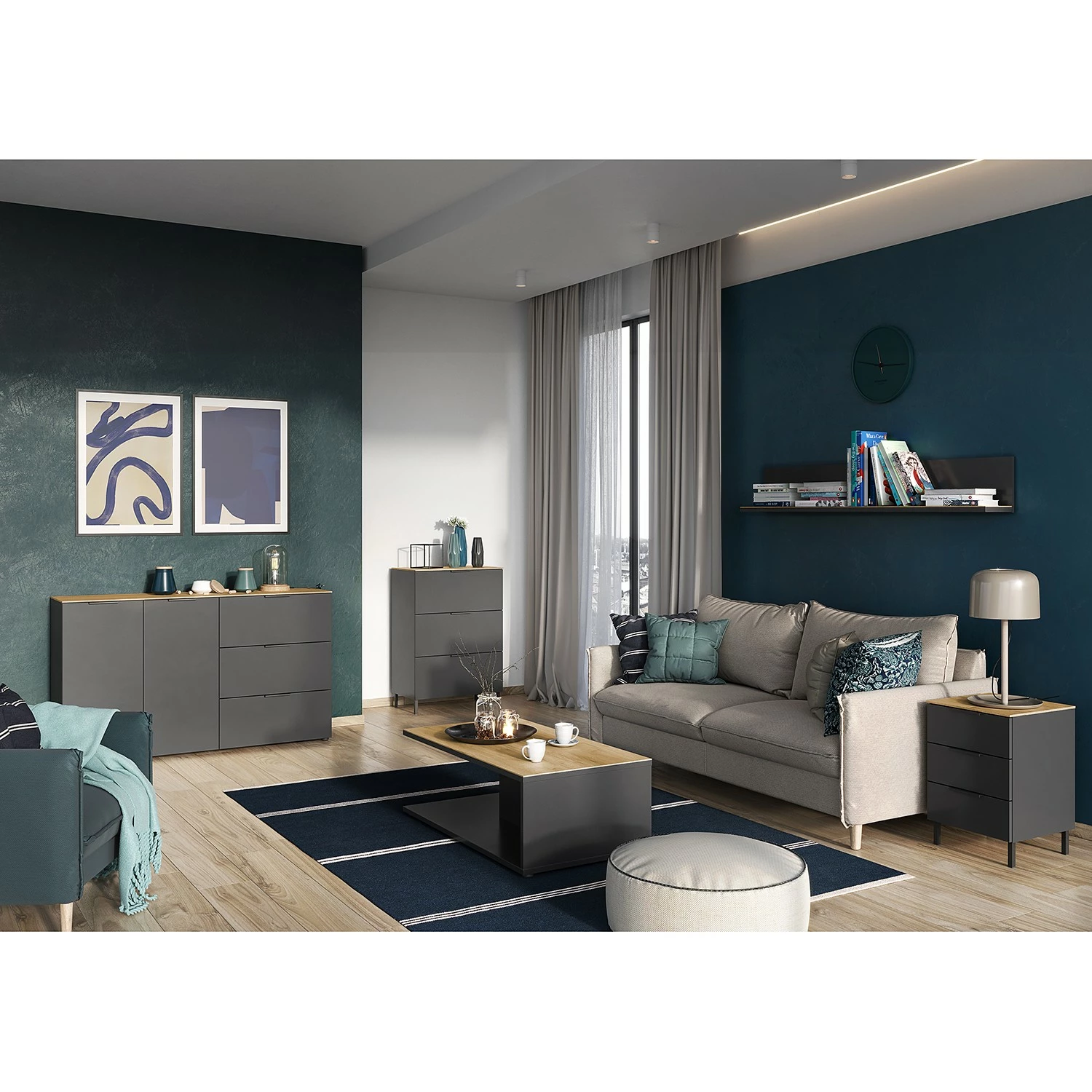 Germania Kommode California I - Graphit – Bild 3