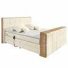Loftscape Boxspringbett Sydney I - Webstoff Raya: Creme