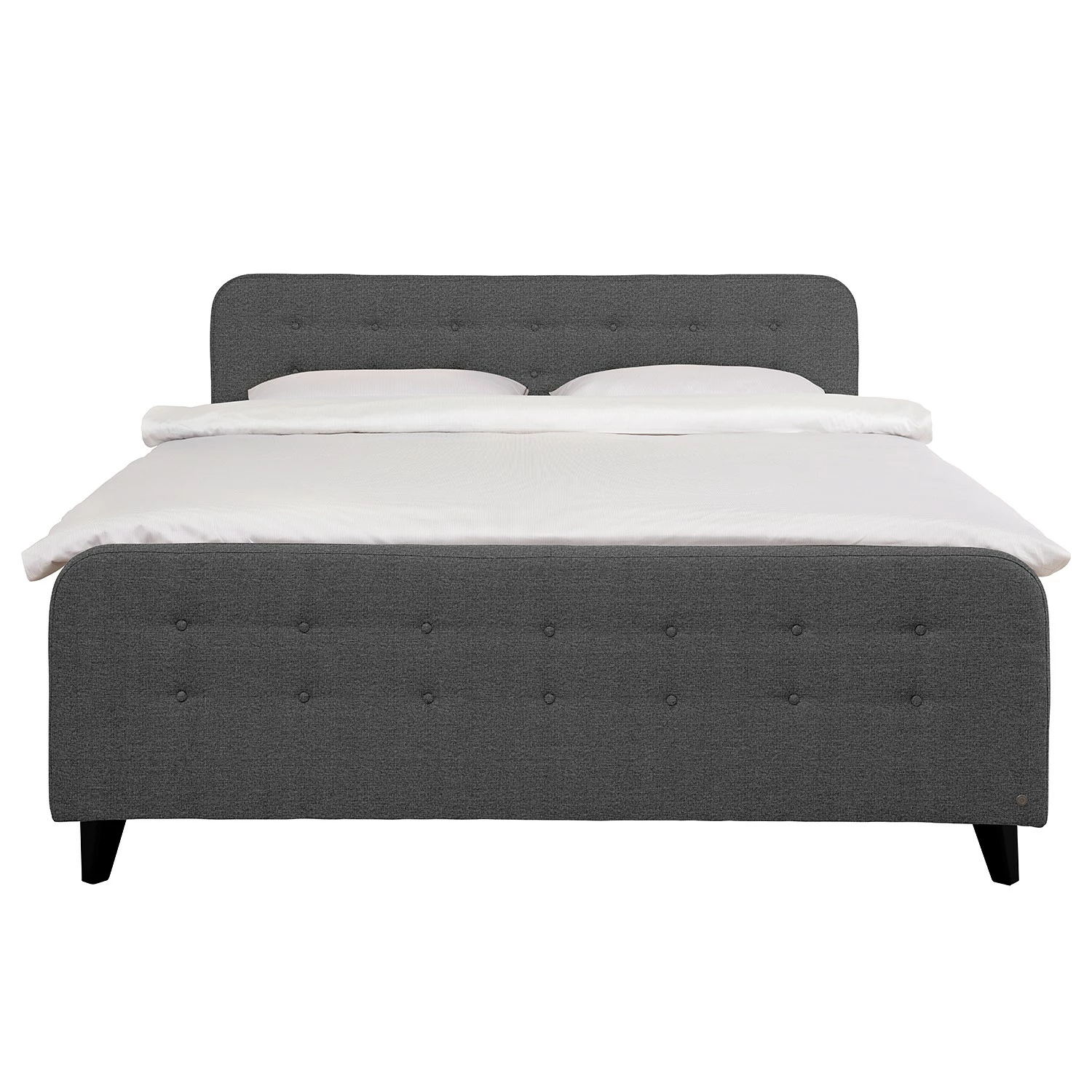 Tom Tailor Boxspringbett Nordic - Webstoff - Stoff TBO: 19 woven grey - 180 x 200cm - H3 – Bild 3