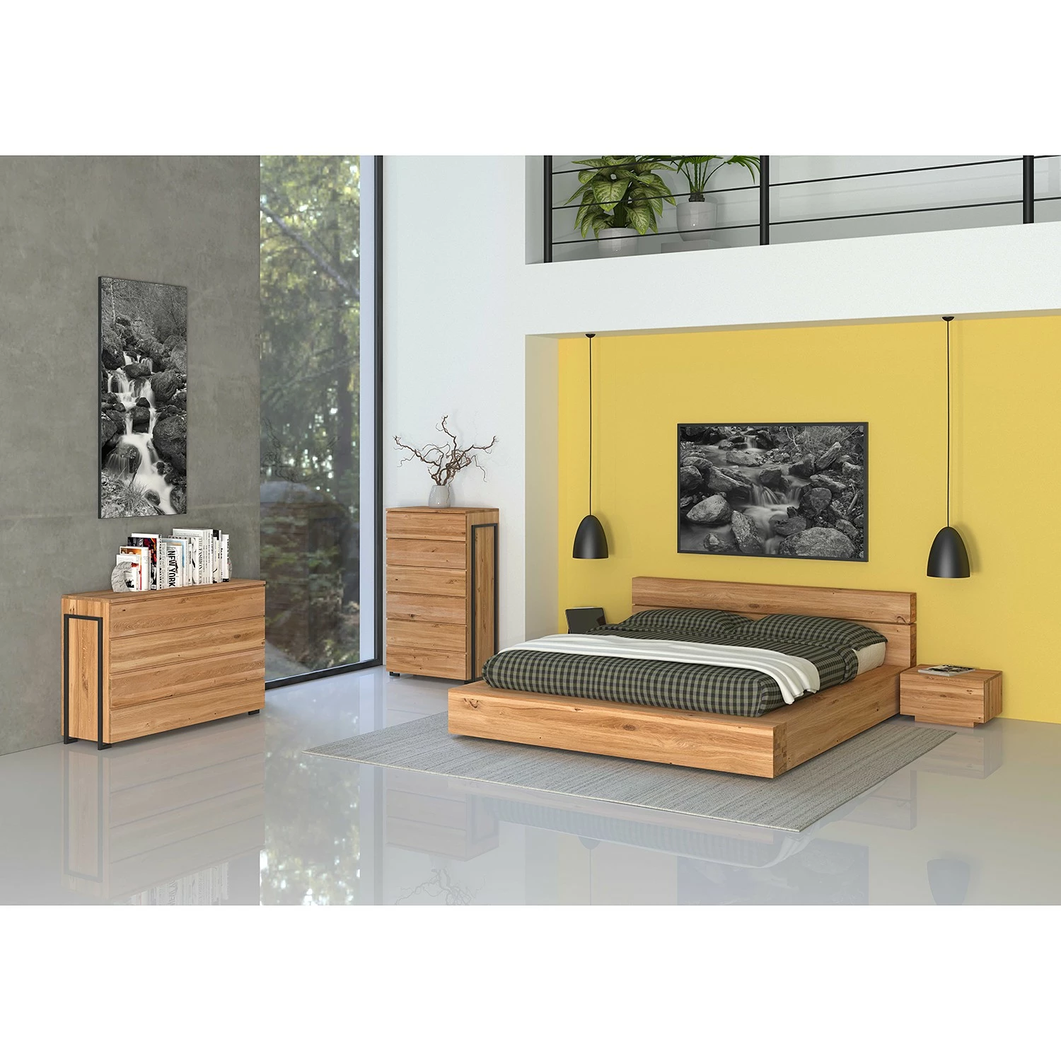 Neue Modular Massivholzbett Vedano - 140 x 200cm – Bild 2