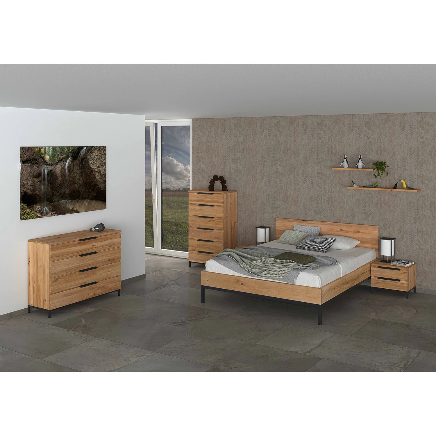 Neue Modular Massivholzbett Seveso - 160 x 200cm – Bild 2