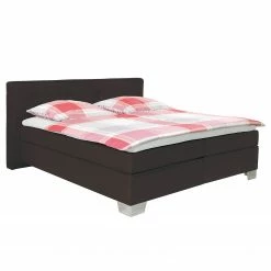 Tom Tailor Boxspringbett Soft Box - Stoff TBO: 9 anthrazite - 180 x 200cm - Doppelmatratze H2/H3