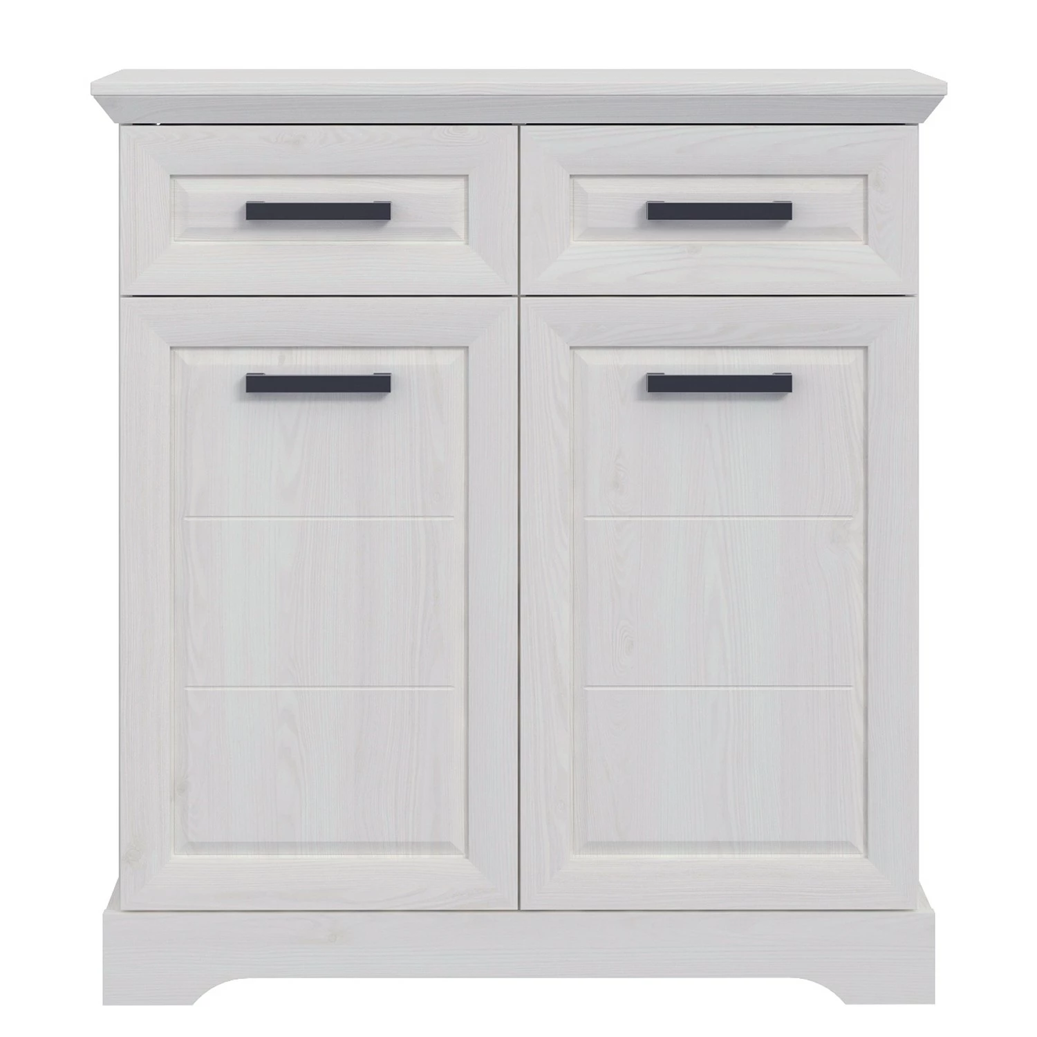 Ridgevalley Kommode New Dessa III - Kiefer Weiß Dekor – Bild 4