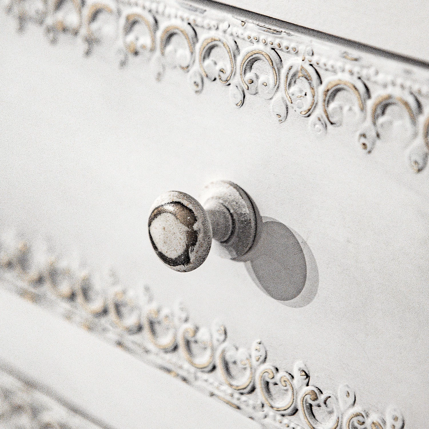 Ridgevalley Kommode Missoula - Mango massiv - Vintage Weiß – Bild 6