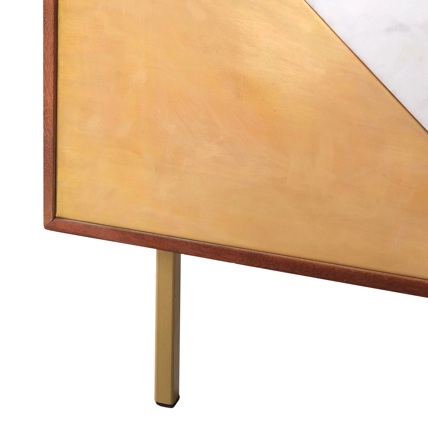 Red Living Kommode Aulnoy - Akazie massiv / Metall - Akazie / Messing – Bild 5