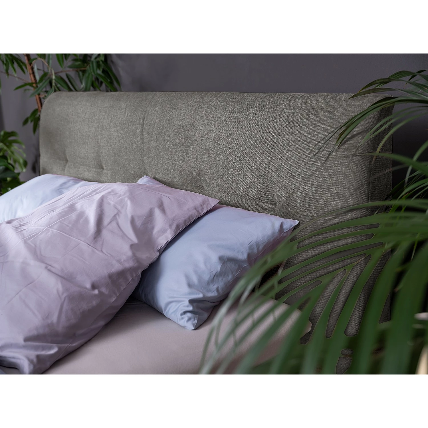 Trendline by ADA Boxspringbett Danielle - Chenille GCP: 84 brown grey - 160 x 200cm - Doppelmatratze H2/H3 – Bild 4