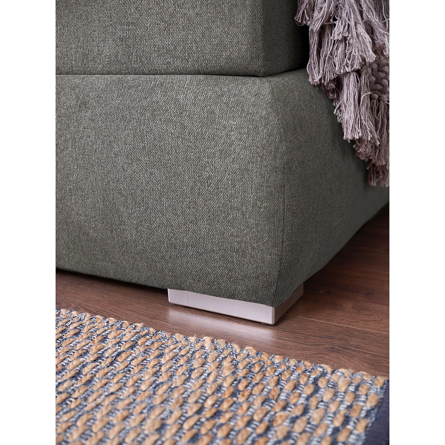 Trendline by ADA Boxspringbett Danielle - Chenille GCP: 84 brown grey - 160 x 200cm - Doppelmatratze H2/H3 – Bild 6