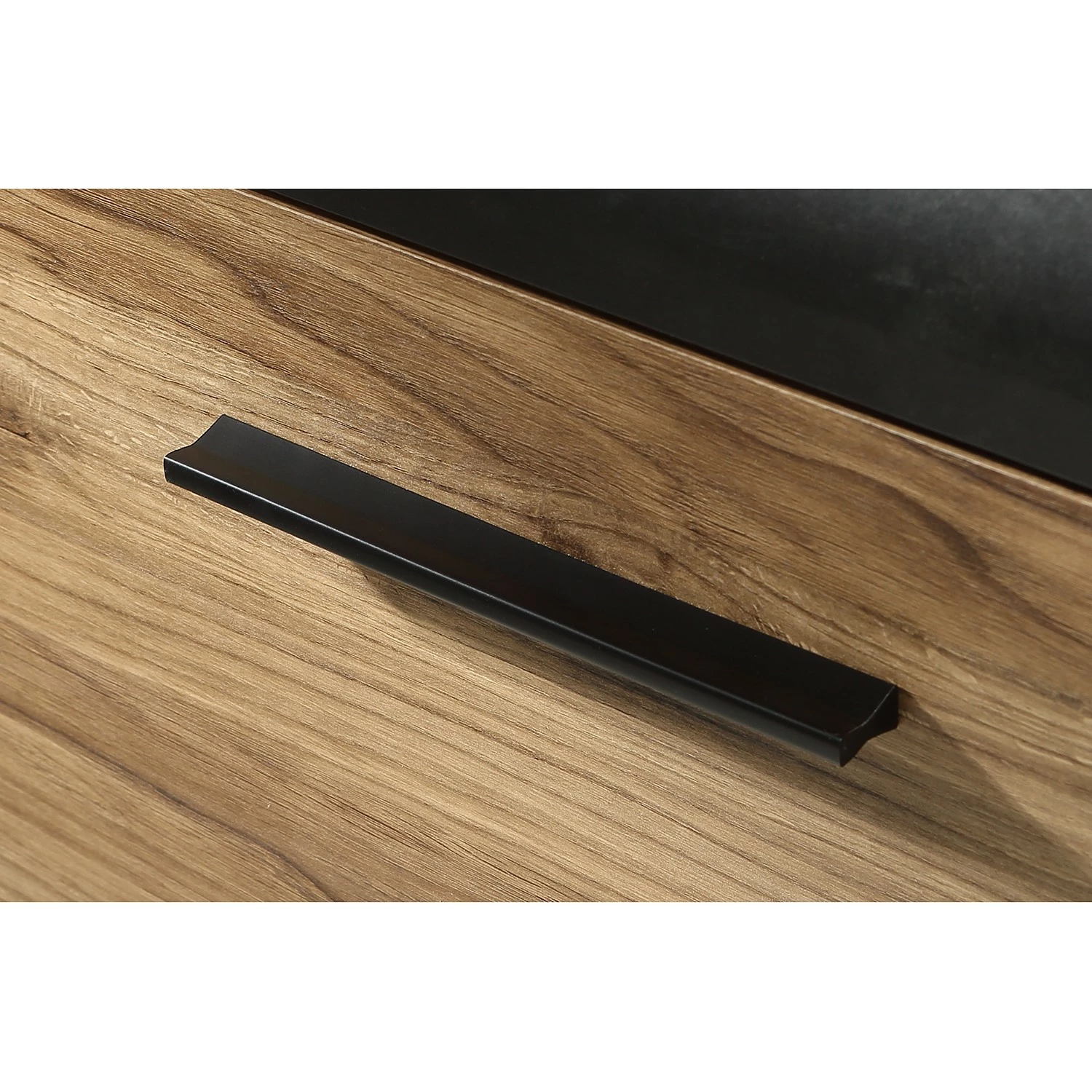 Loftscape Nachtkommode Franken - Catania Eiche Dekor / Schwarz Matt – Bild 7