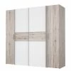 Loftscape Schwebetürenschrank Lucan - Sandeiche Dekor/Weiß