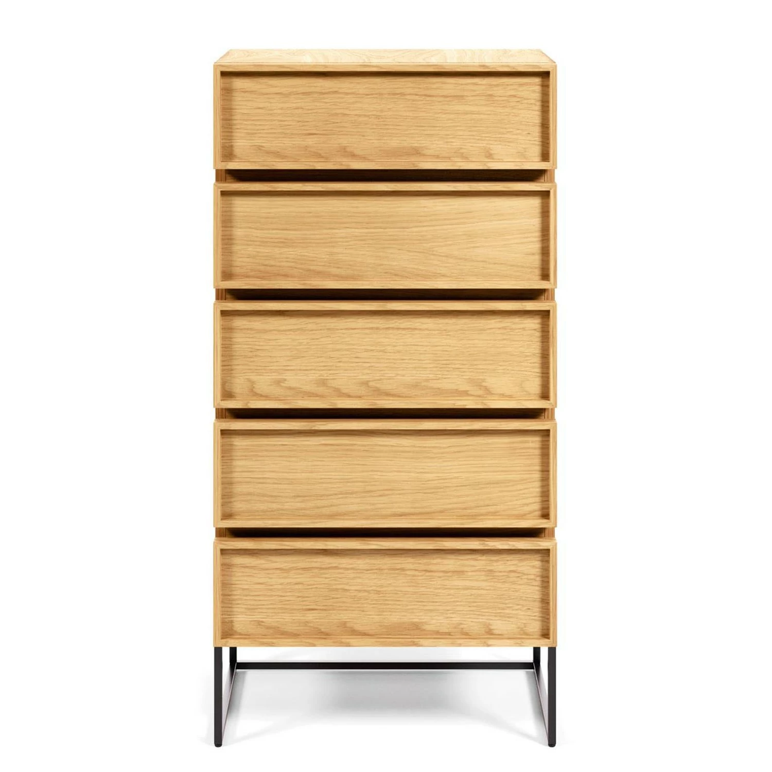 Red Living Kommode Tabora II - Echtholzfurnier - Eiche – Bild 4