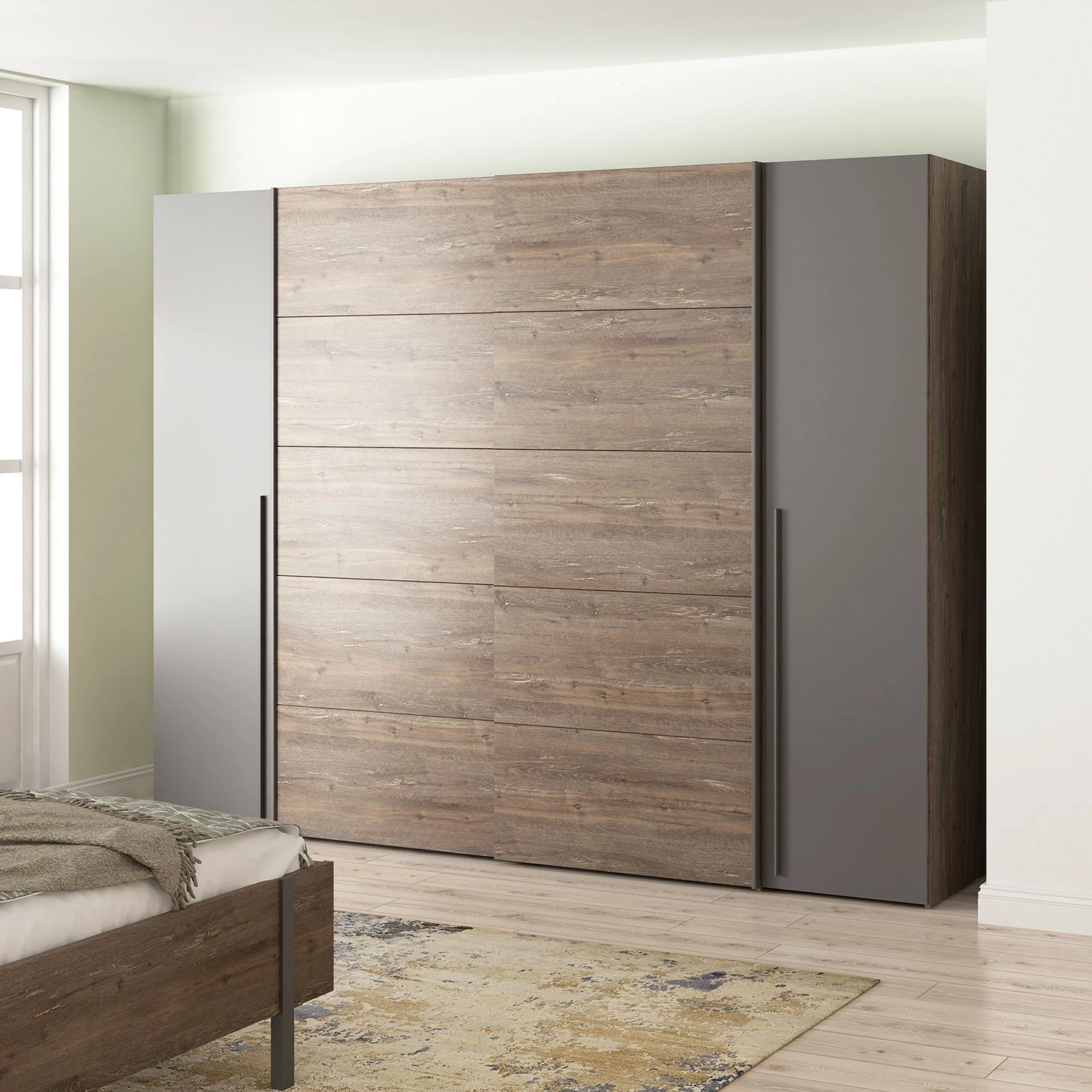 Loftscape Schwebetürenschrank Samtoge II – Bild 2